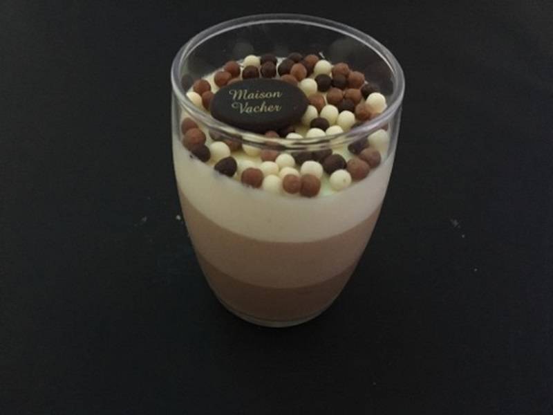 verrine 3 chocolats